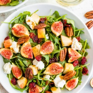 Fig Salad with Arugula and Goat Cheese - Eating Bird Food