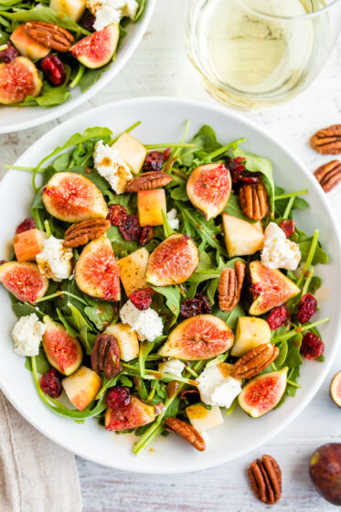 Fig Salad with Arugula and Goat Cheese