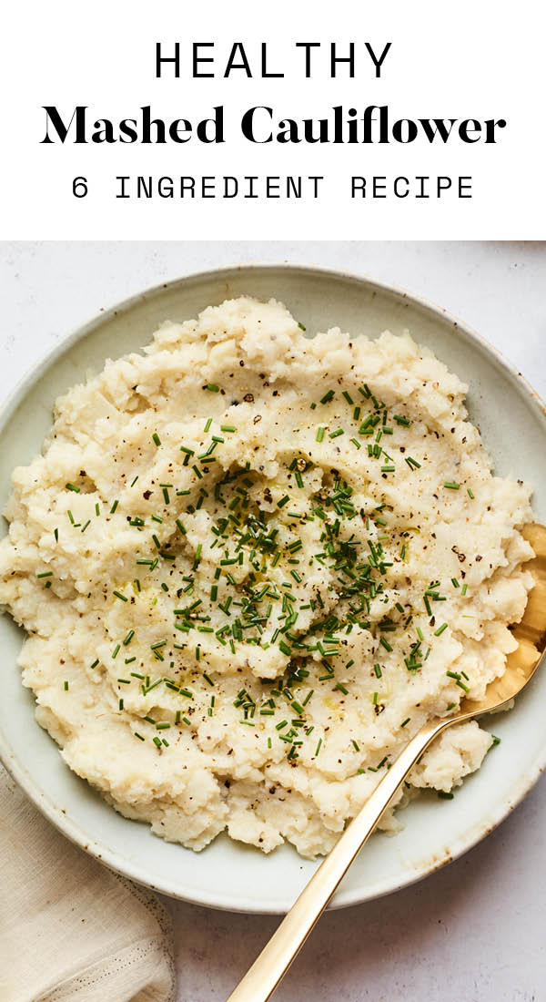 Healthy Mashed Cauliflower {6 Ingredients} Eating Bird Food