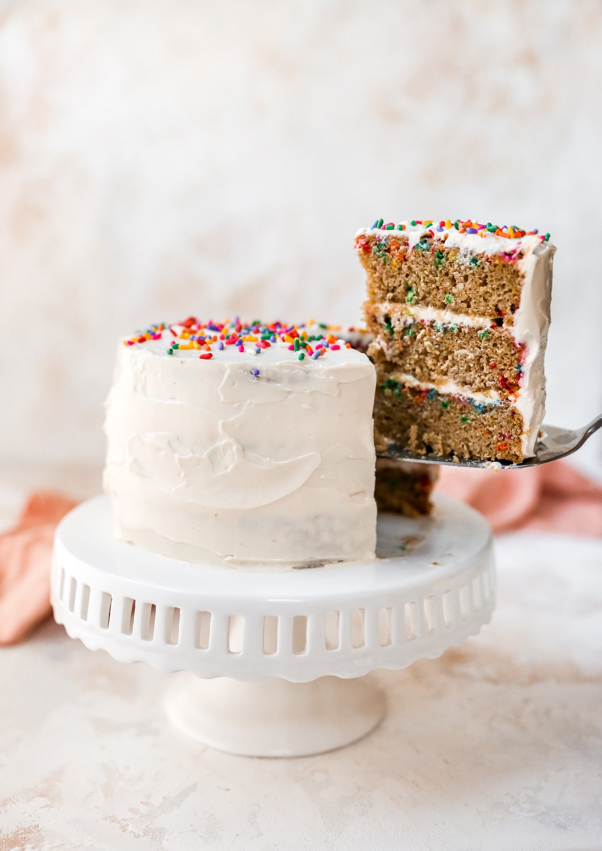 Healthy Birthday Cake Eating Bird Food