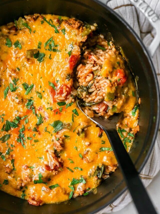 One Pot Stuffed Pepper Casserole Eating Bird Food