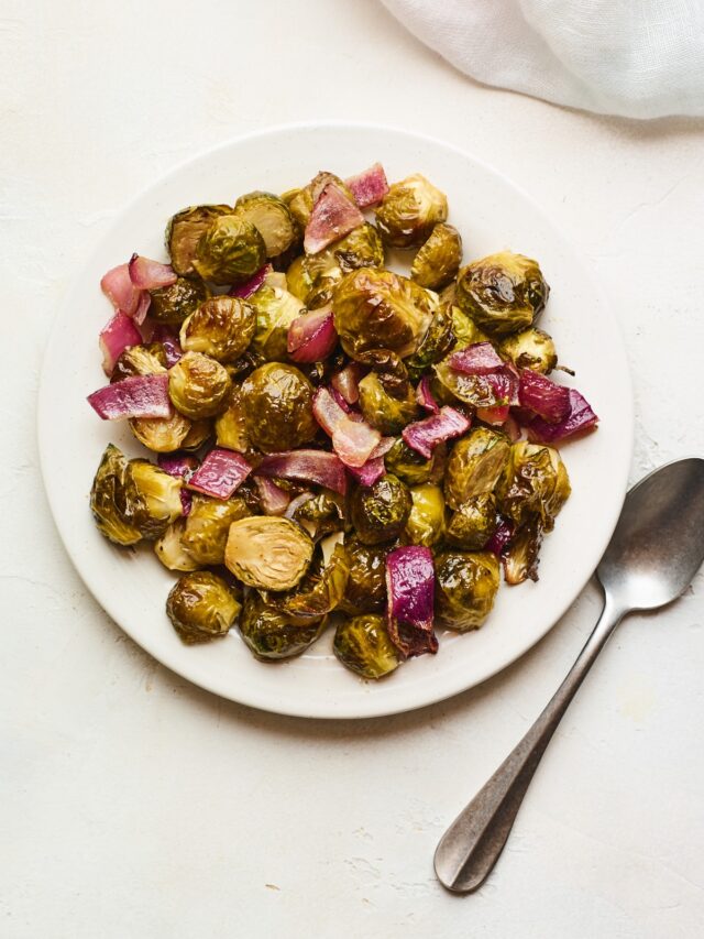 Apple Cider Vinegar Roasted Brussels Sprouts Eating Bird Food