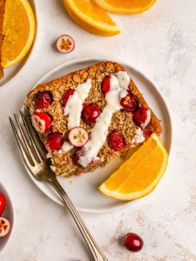 Cranberry Orange Baked Oatmeal