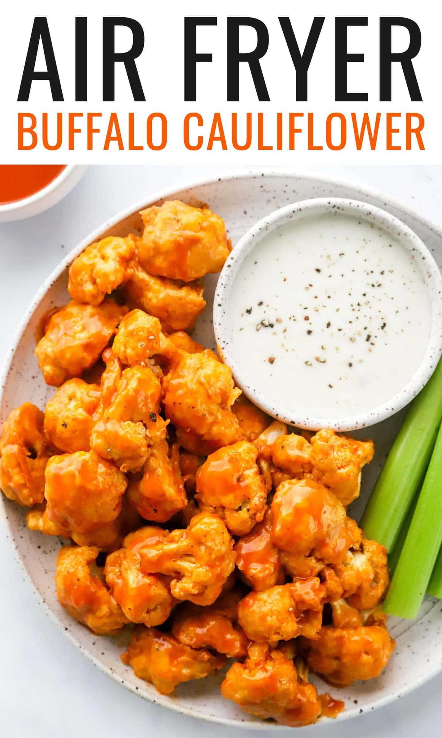 Air Fryer Buffalo Cauliflower Eating Bird Food
