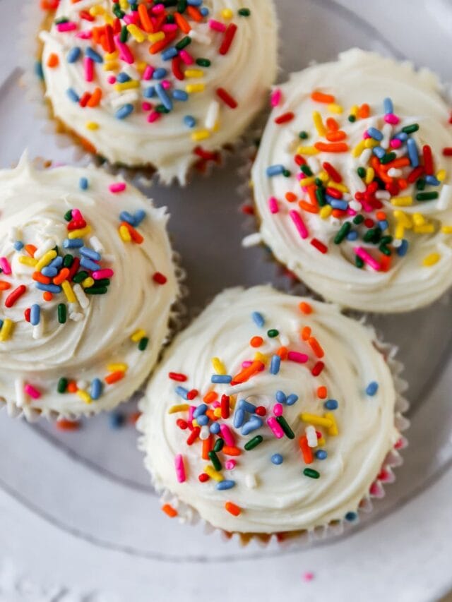 Almond Flour Cupcakes Eating Bird Food