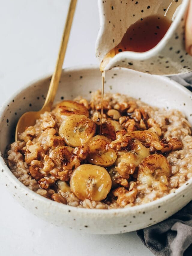 Banana Bread Oatmeal Eating Bird Food