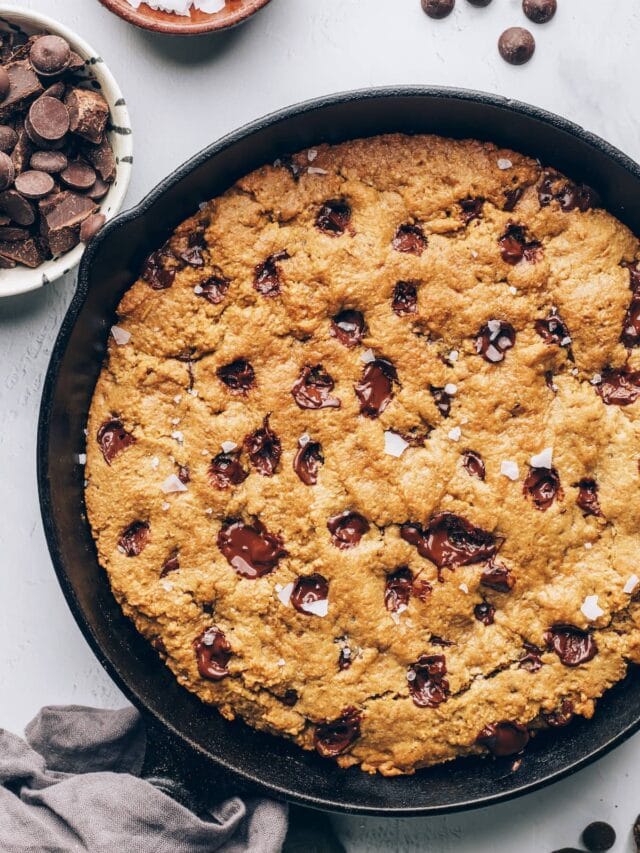 GlutenFree Chocolate Chip Cookie Skillet Eating Bird Food
