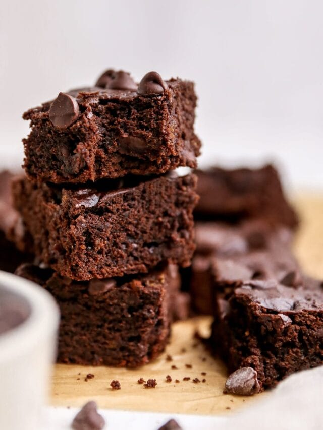 Protein Brownies Eating Bird Food