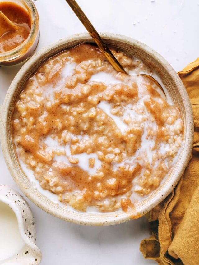 Salted Caramel Oatmeal Eating Bird Food