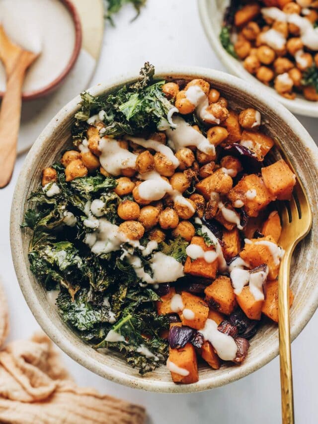 Vegan Power Bowl Eating Bird Food