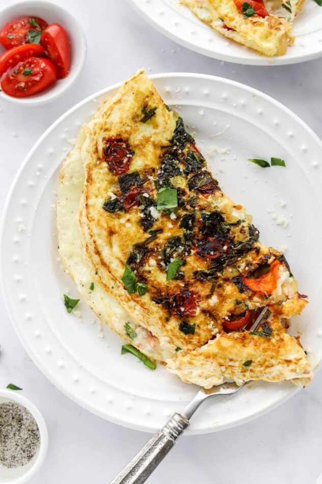 Egg White Veggie Omelet