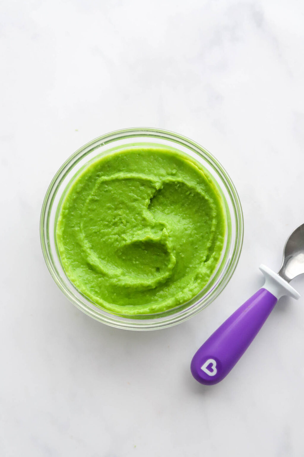 Pea Puree For Babies Eating Bird Food