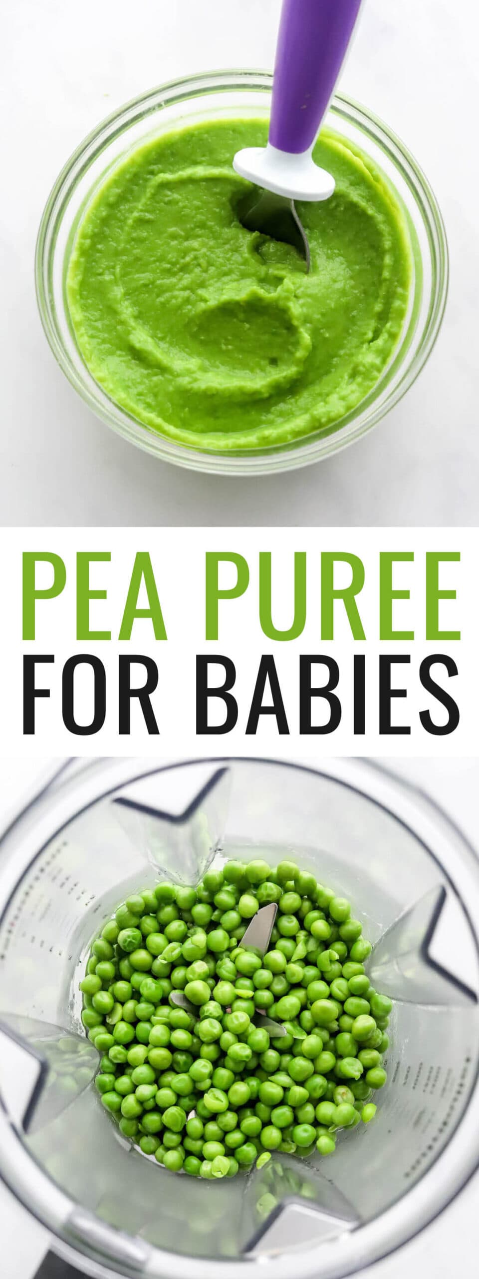Pea Puree For Babies Eating Bird Food