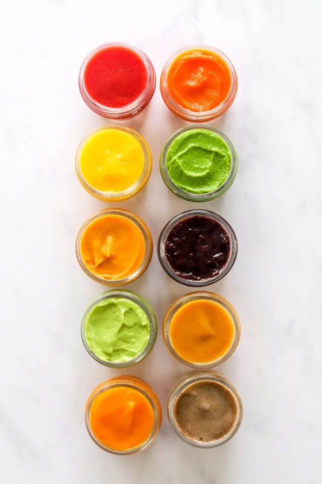 15 Stage One Baby Food Purees (4-6 Months)