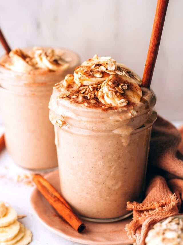 Oatmeal Smoothie Eating Bird Food