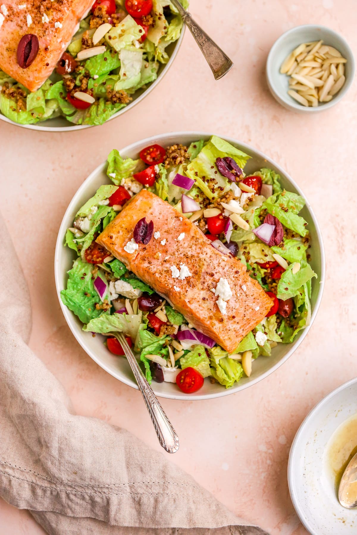 Mediterranean Salmon Salad - Eating Bird Food