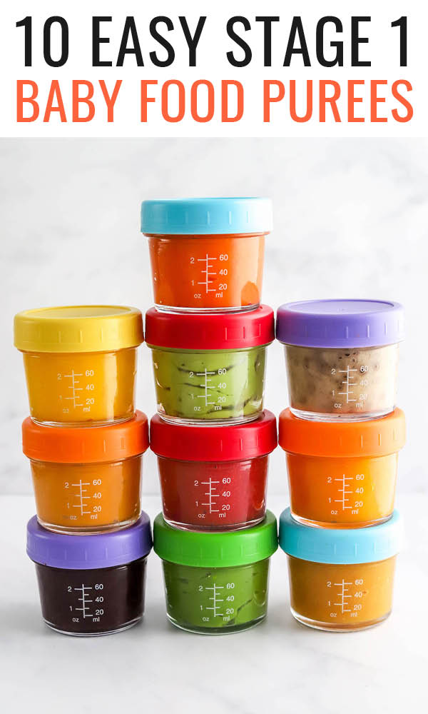 10 Baby Food Purees (Stage 1) - Eating Bird Food