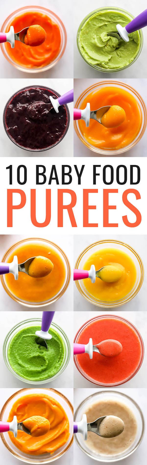 10 Baby Food Purees (Stage 1) - Eating Bird Food