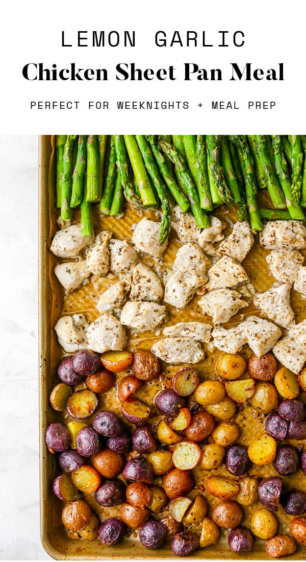 Lemon Garlic Chicken Sheet Pan Meal Eating Bird Food