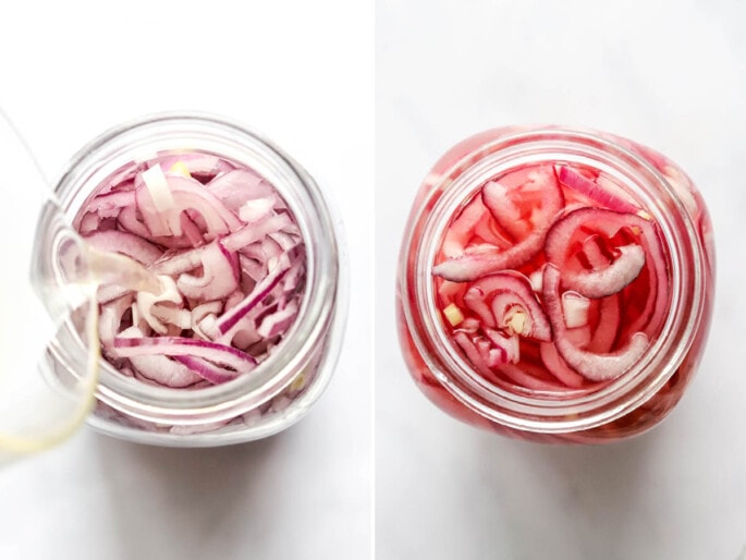 Quick Pickled Onions - Eating Bird Food