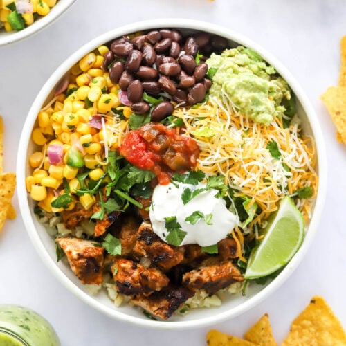 Chicken Burrito Bowl - Eating Bird Food