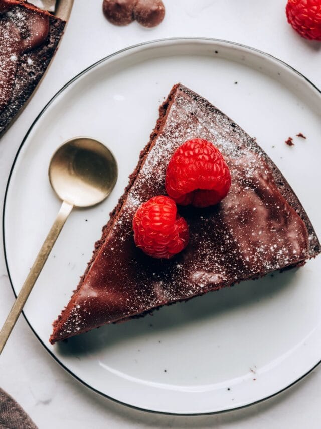 Flourless Chocolate Cake Eating Bird Food