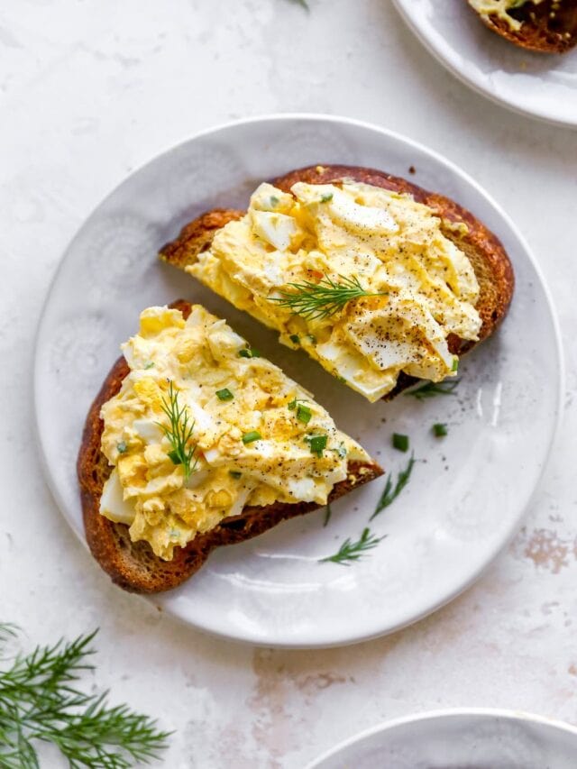 Healthy Egg Salad Eating Bird Food