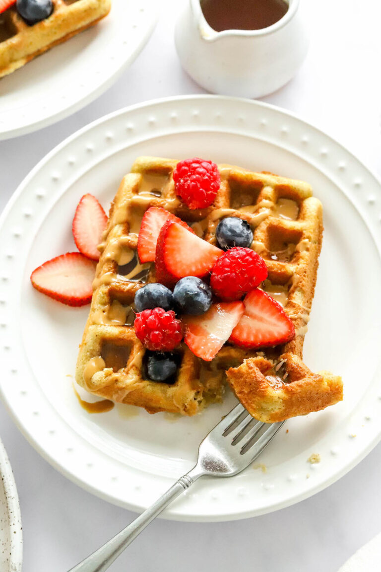 Almond Flour Waffles Eating Bird Food