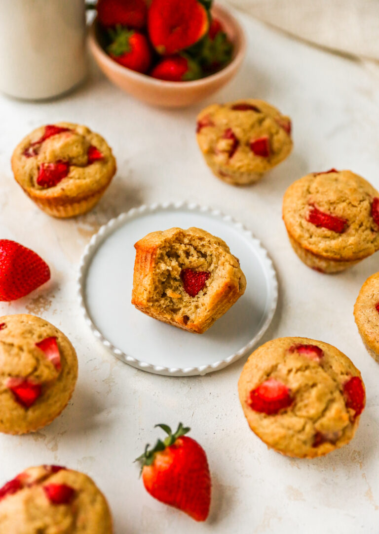 Strawberry Yogurt Muffins Eating Bird Food