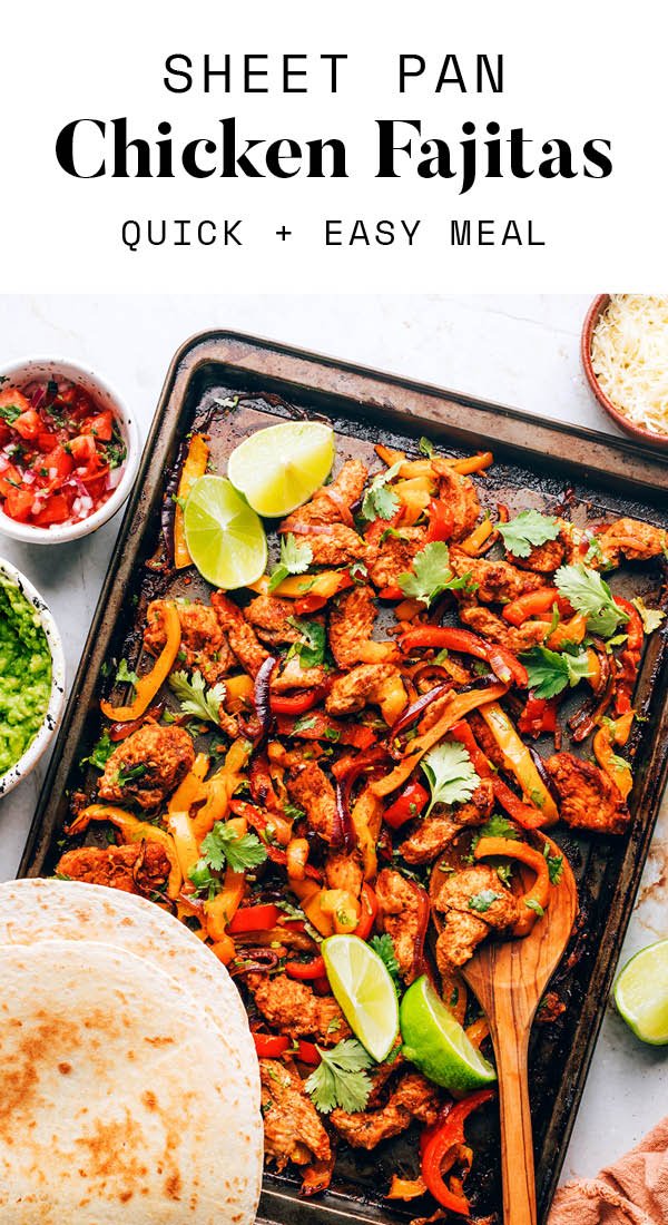 Sheet Pan Chicken Fajitas Eating Bird Food The Daily Inserts