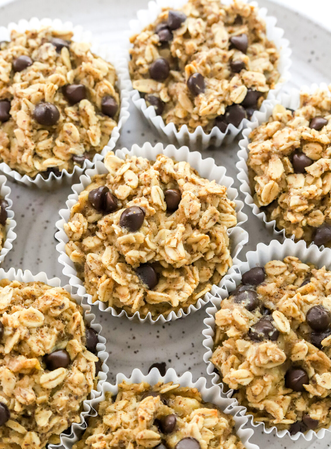 Peanut Butter Banana Baked Oatmeal Cups Eating Bird Food
