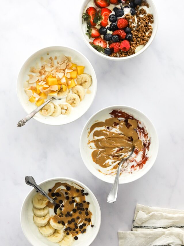 Yogurt Bowls (4 Ways) Eating Bird Food