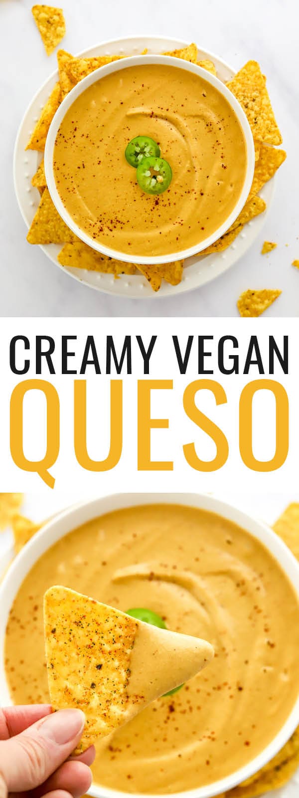 Creamy Vegan Queso - Eating Bird Food