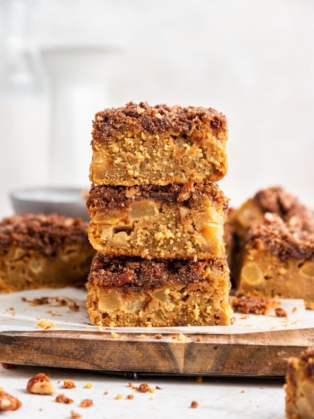 GlutenFree Apple Cake Eating Bird Food