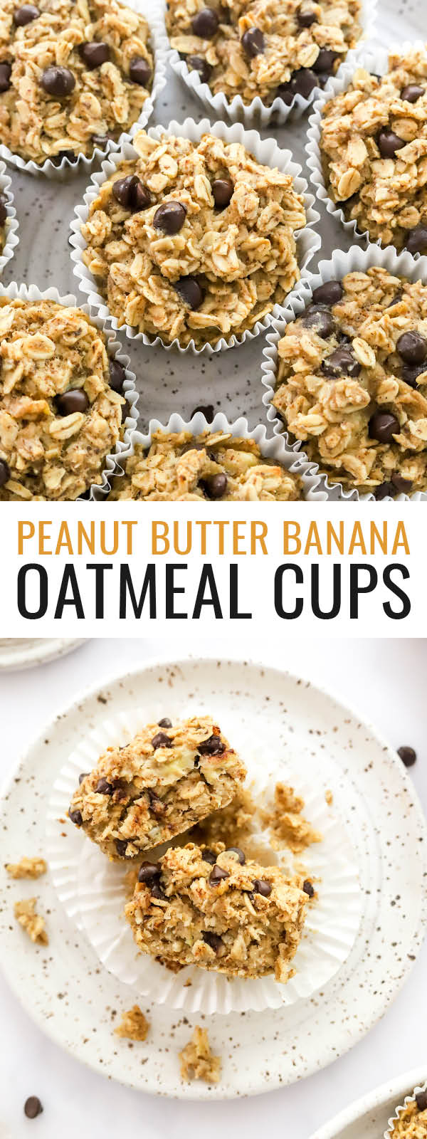 Peanut Butter Banana Baked Oatmeal Cups The Daily Inserts