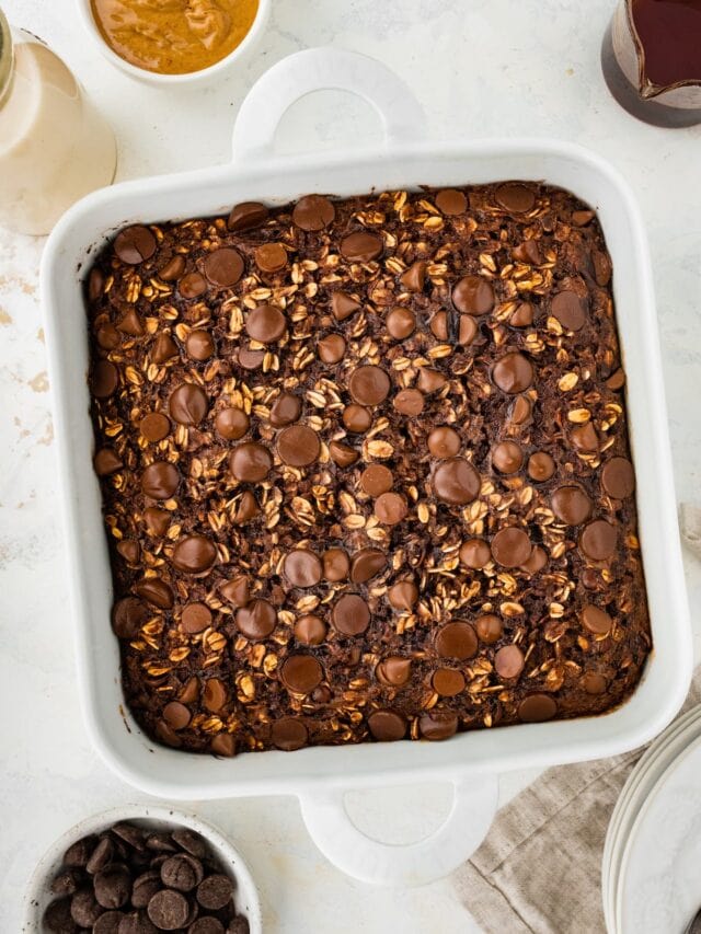 Cauliflower Brownie Baked Oatmeal Eating Bird Food cauliflower-brownie-baked-oatmeal-eating-bird-food