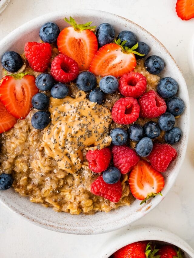 Cauliflower Oatmeal Eating Bird Food
