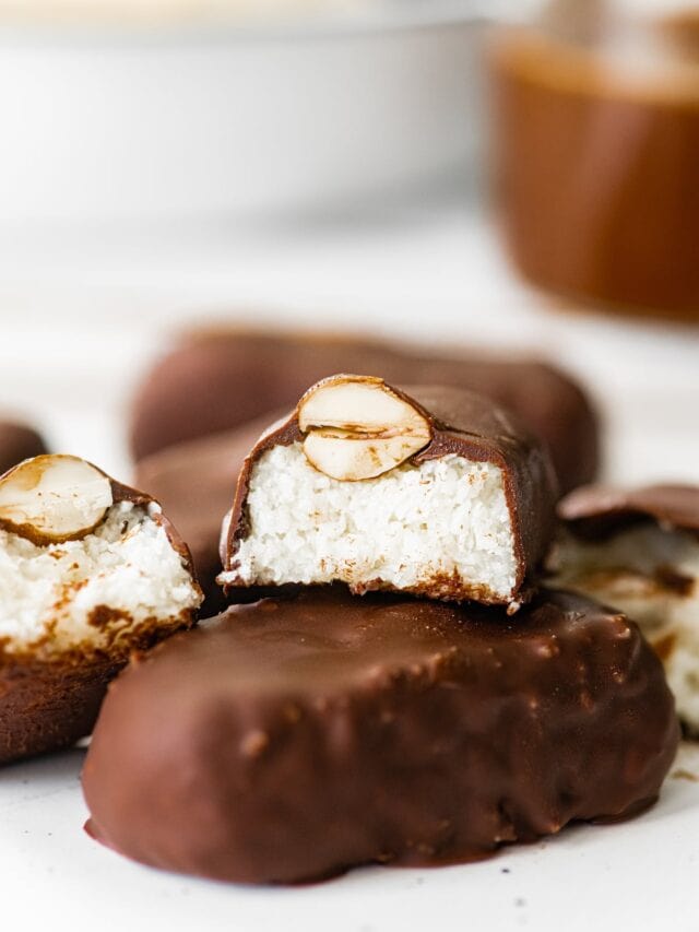 Healthy Almond Joy Bars Eating Bird Food