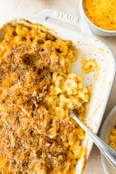 Healthy Baked Mac and Cheese