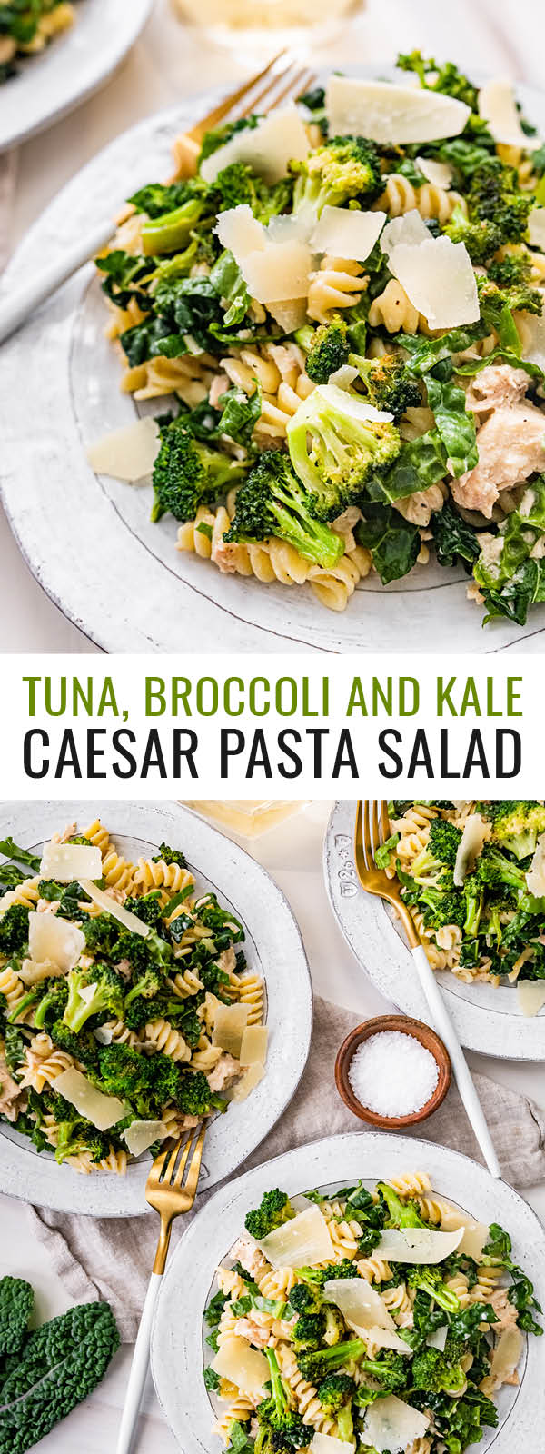 Tuna, Broccoli and Kale Caesar Pasta Salad The Daily Inserts