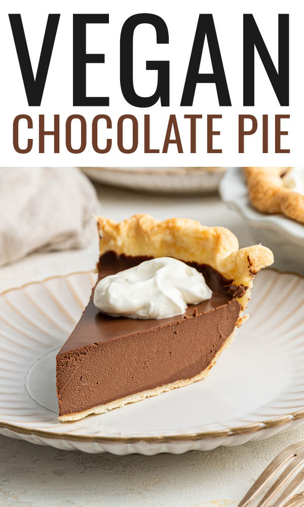 Vegan Chocolate Pie - Eating Bird Food