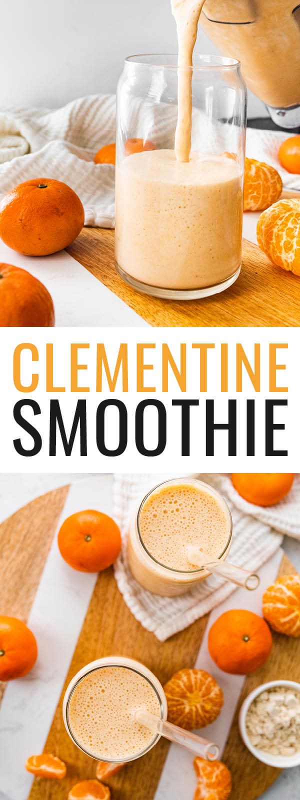 Clementine Smoothie Eating Bird Food