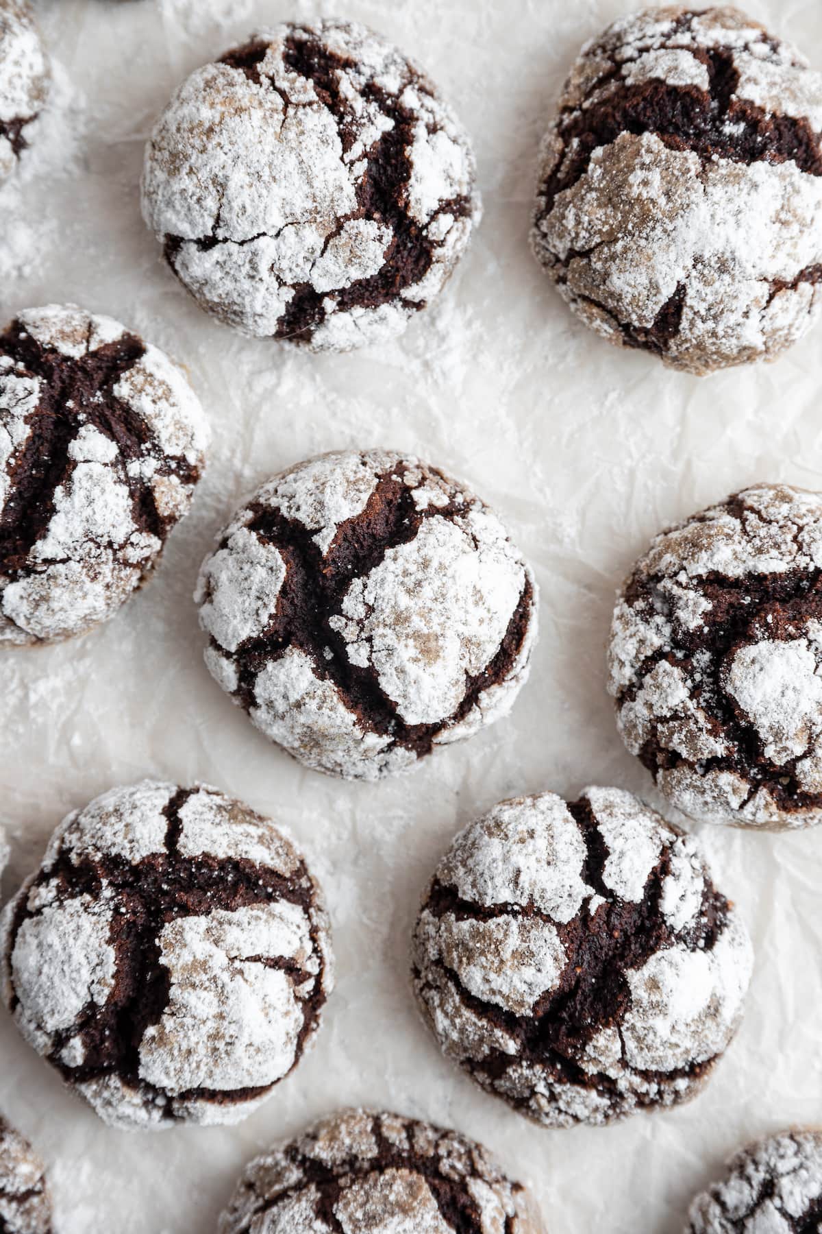 Chocolate Crinkle Cookies - Eating Bird Food