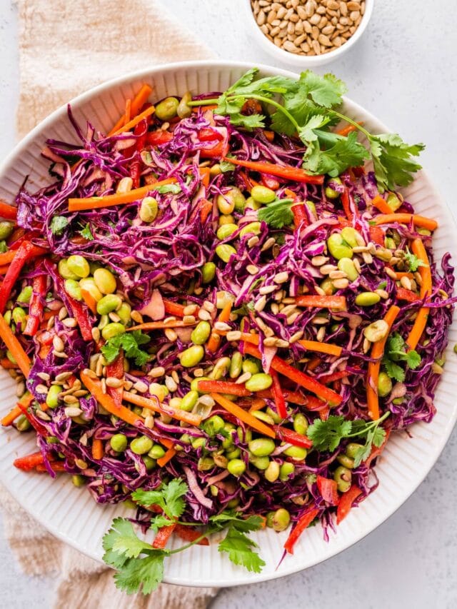 Asian Edamame Salad Eating Bird Food