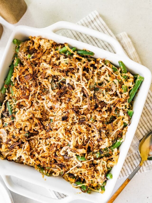 Healthy Green Bean Casserole Eating Bird Food