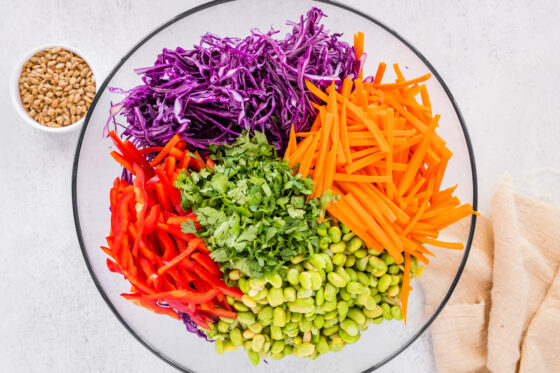 Vegetables in a bowl.