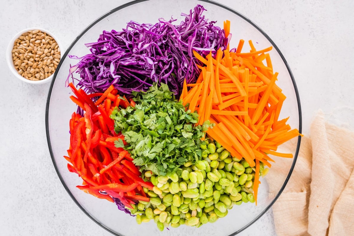 Asian Edamame Salad Eating Bird Food