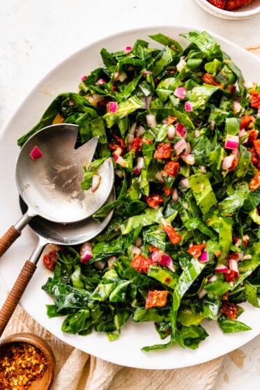 Raw Collard Greens Salad
