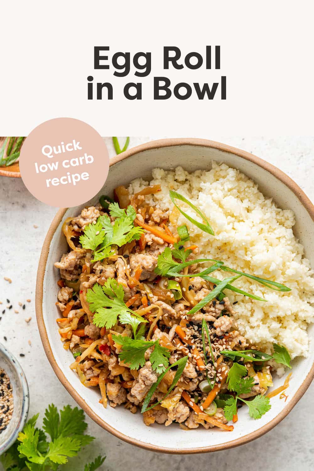 Egg Roll in a Bowl {Easy + Low-Carb} - Eating Bird Food