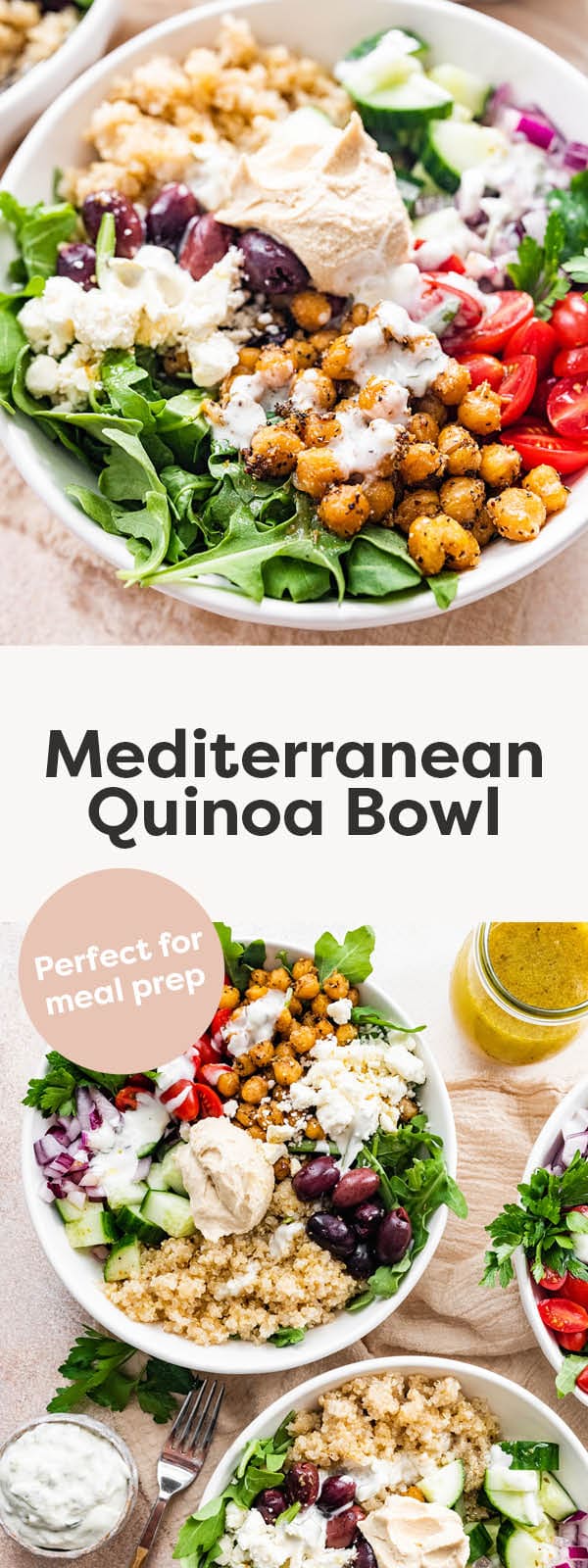 Mediterranean Quinoa Bowl - Eating Bird Food